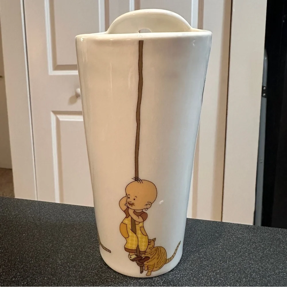 Alice for Max Brenner Chocolate by the Bald Man Ceramic Milkshake Cup Iris Zohar